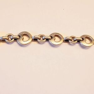 Tiffany & Co. Stencel Heart Link Bracelet